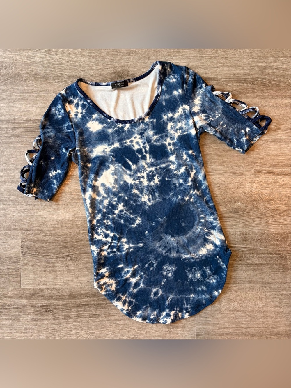 J. Village blue top